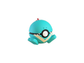 Totodile #0158 Pokémon | 3D Printed N3D Poké Balls with Clicking Button
