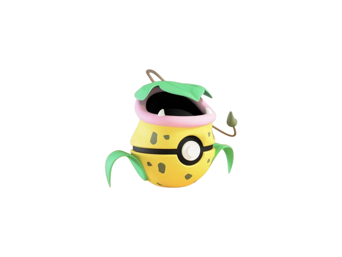 Victreebell #0071 Pokémon | 3D Printed N3D Poké Balls with Clicking Button