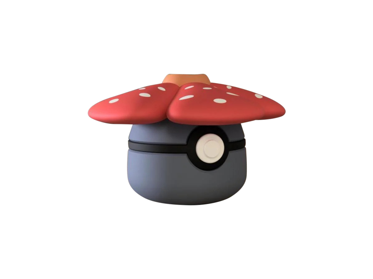 Vileplume #0045 Pokémon | 3D Printed N3D Poké Balls with Clicking Button