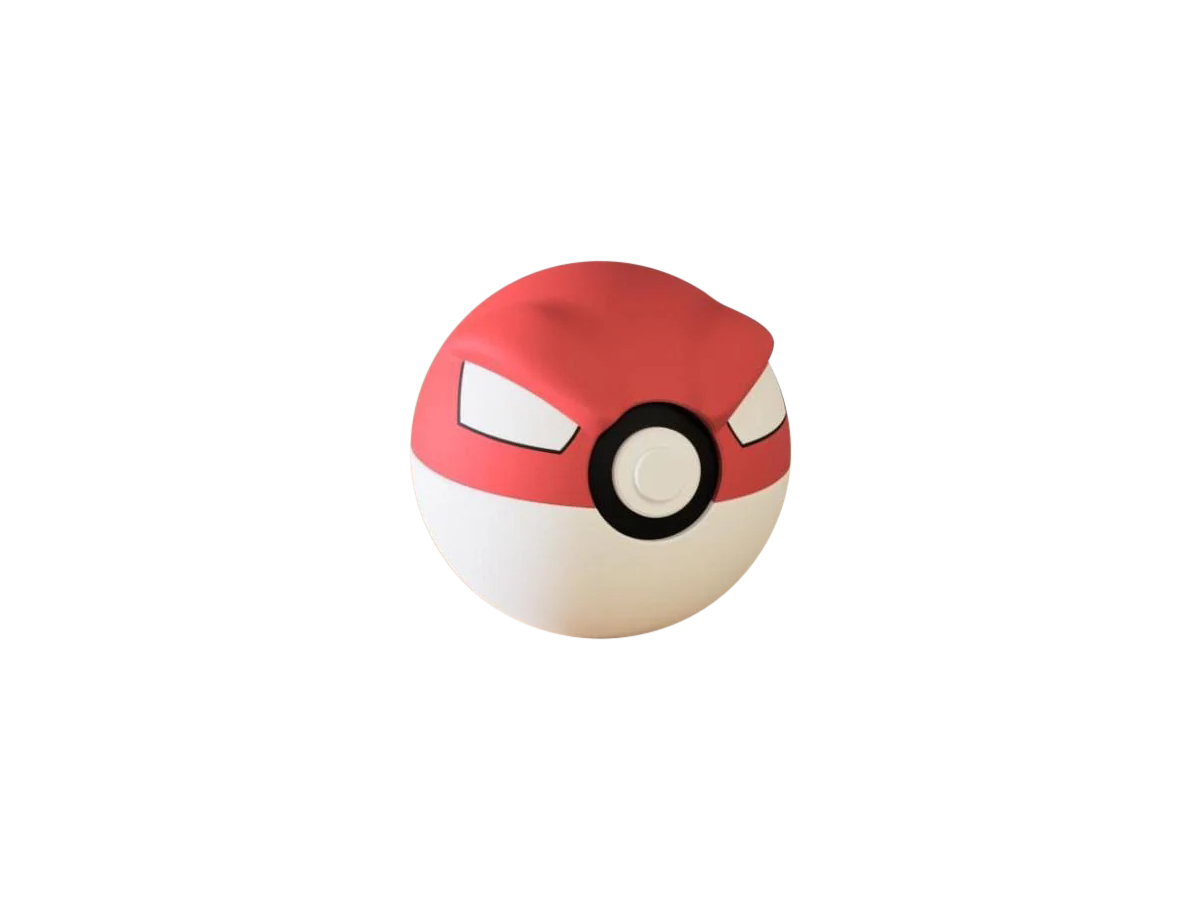 Voltorb #0100 Pokémon | 3D Printed N3D Poké Balls with Clicking Button