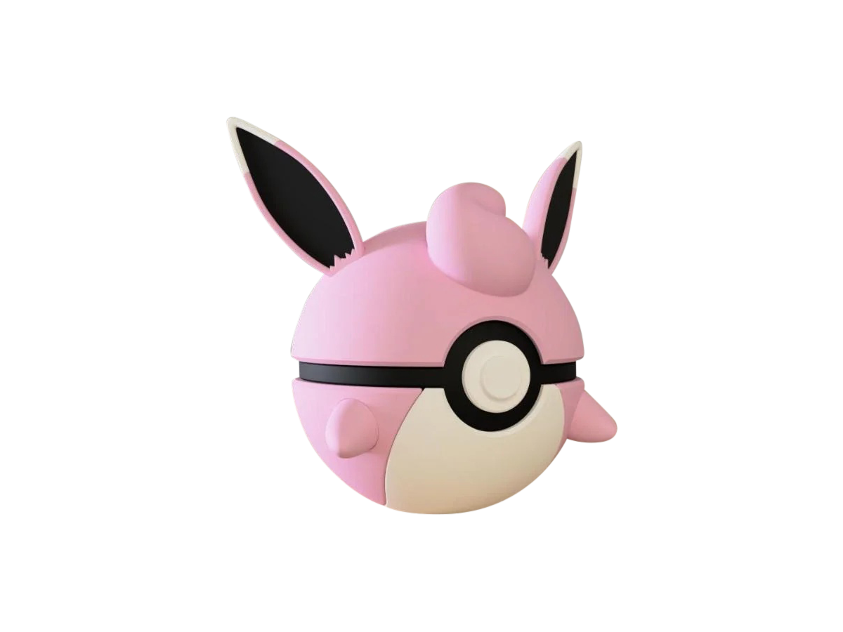 Wiggletuff #0040 Pokémon | 3D Printed N3D Poké Balls with Clicking Button