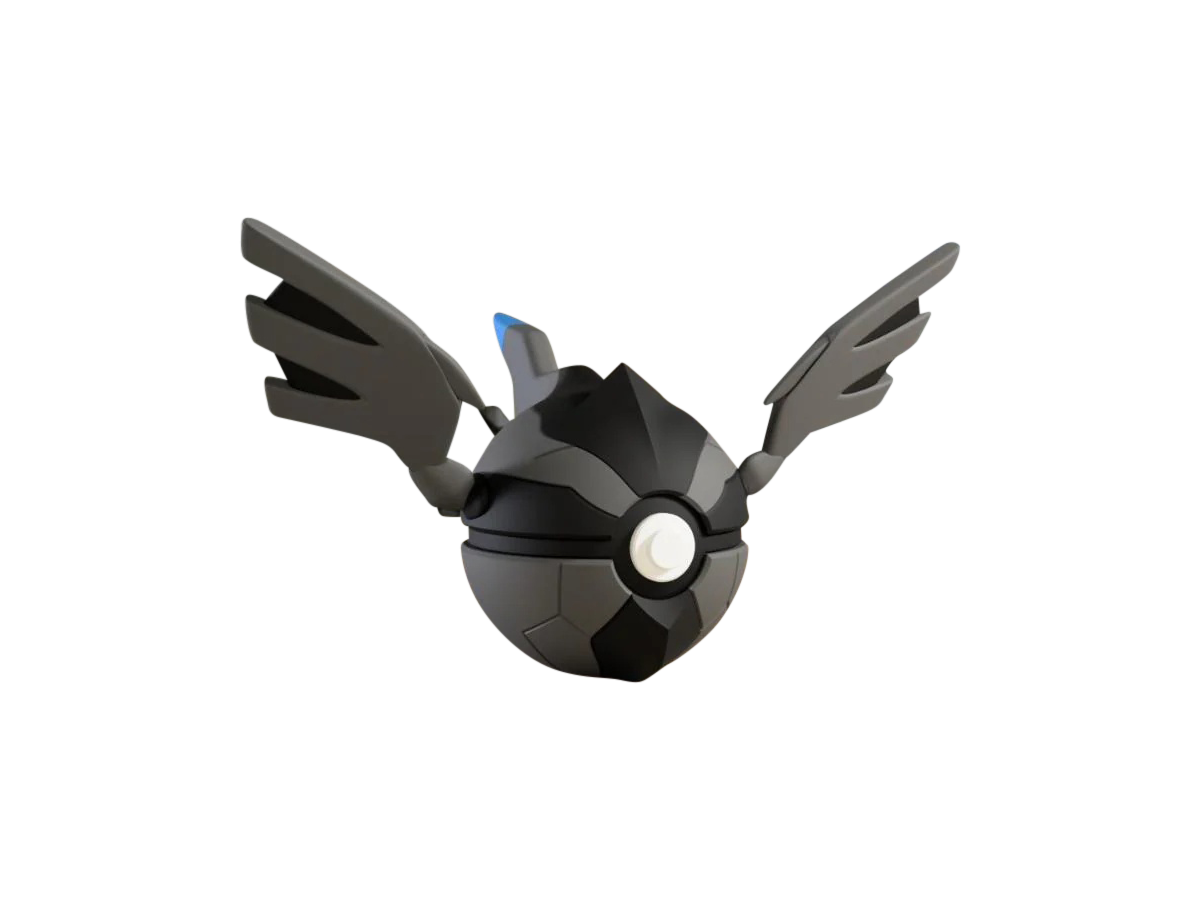 Zekrom #0644 Pokémon | 3D Printed N3D Poké Balls with Clicking Button