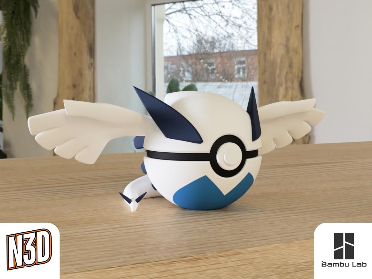 Legendaries By Generation | 3D Printed N3D Poké Balls with Clicking Button