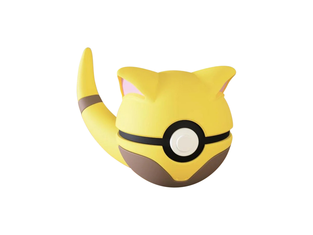Abra N3D Poké Ball #0063, 3D printed Pokeball clicker