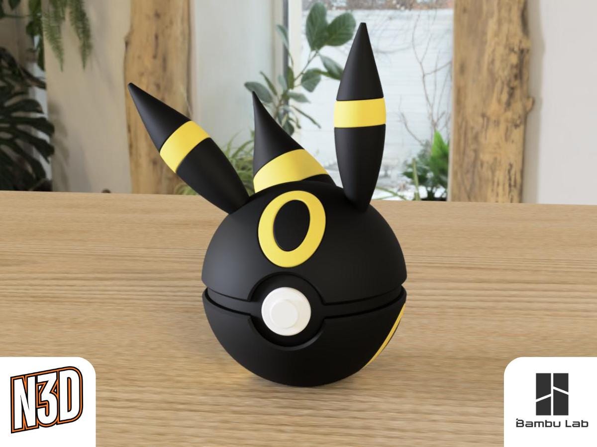 Eevelution Bundle | 3D Printed N3D Poké Balls with Clicking Button
