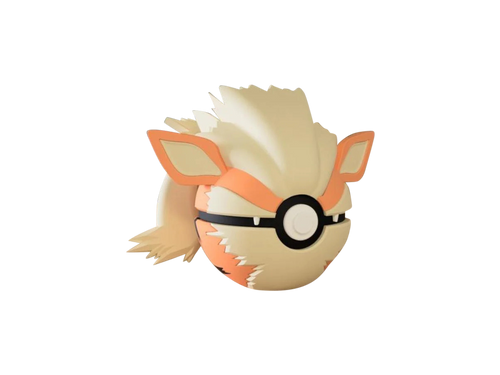 Arcanine N3D Poké Ball #0059, 3D printed Pokeball clicker