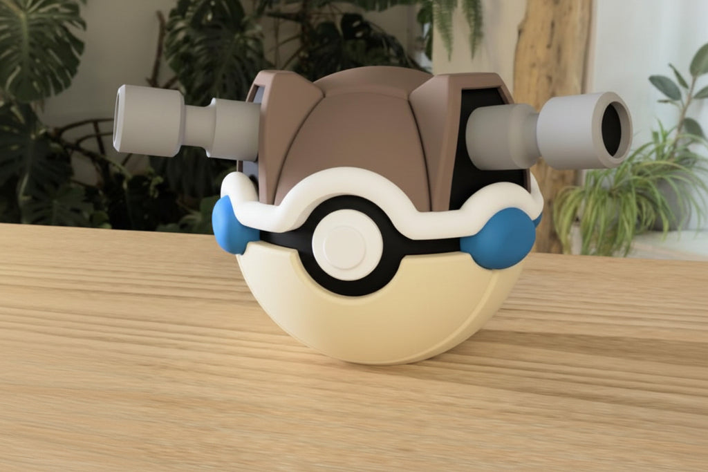Generation 1 Starters | 3D Printed N3D Poké Balls with Clicking Button