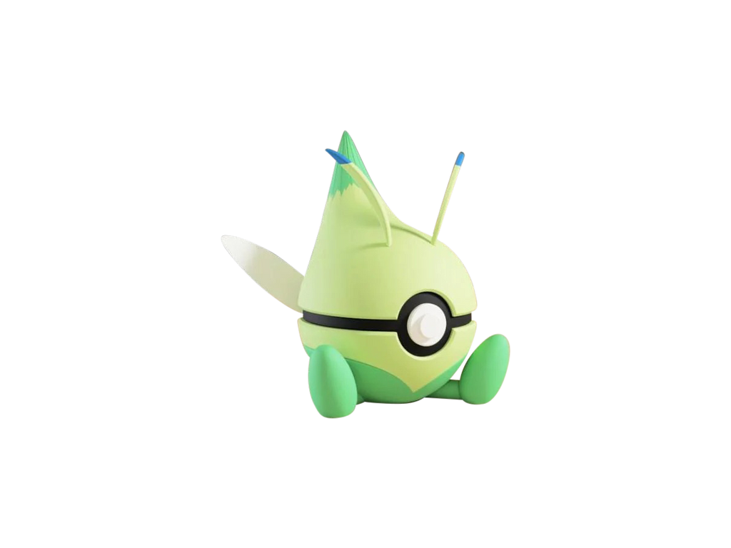 Celebi N3D Poké Ball #0251, 3D printed Pokeball clicker