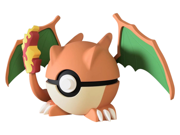 Charizard N3D Poké Ball #0006, 3D printed Pokeball clicker