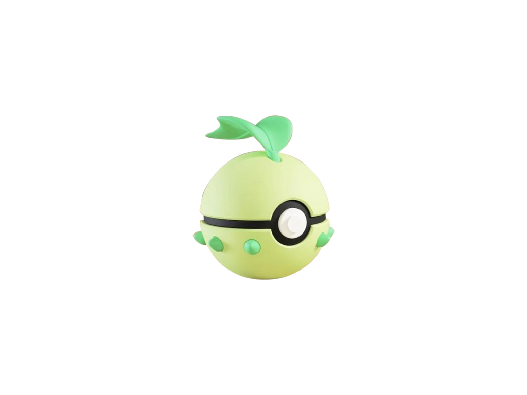 Chikorita N3D Poké Ball #0152, 3D printed Pokeball clicker