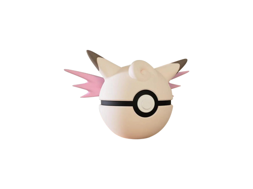 Clefable N3D Poké Ball #0036, 3D printed Pokeball clicker
