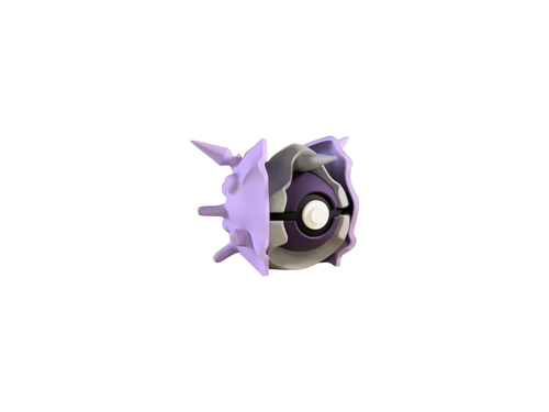 Cloyster N3D Poké Ball #0091, 3D printed Pokeball clicker