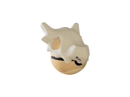 Cubone N3D Poké Ball #0104, 3D printed Pokeball clicker