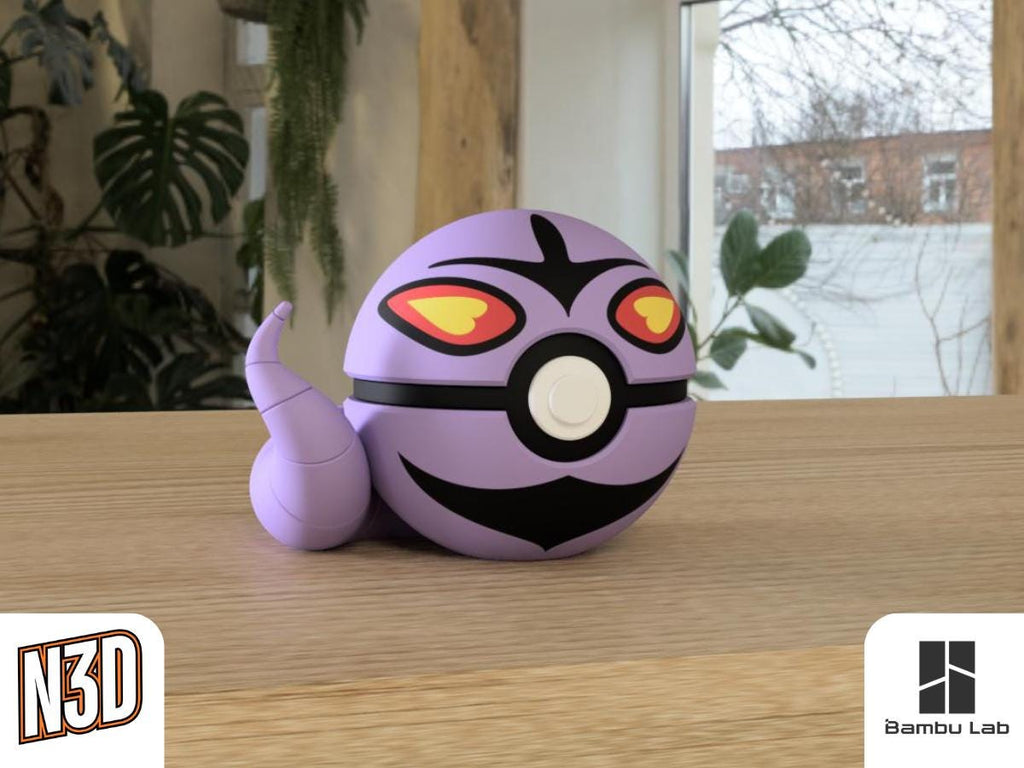Arbok #0024 Pokémon | 3D Printed N3D Poké Balls with Clicking Button