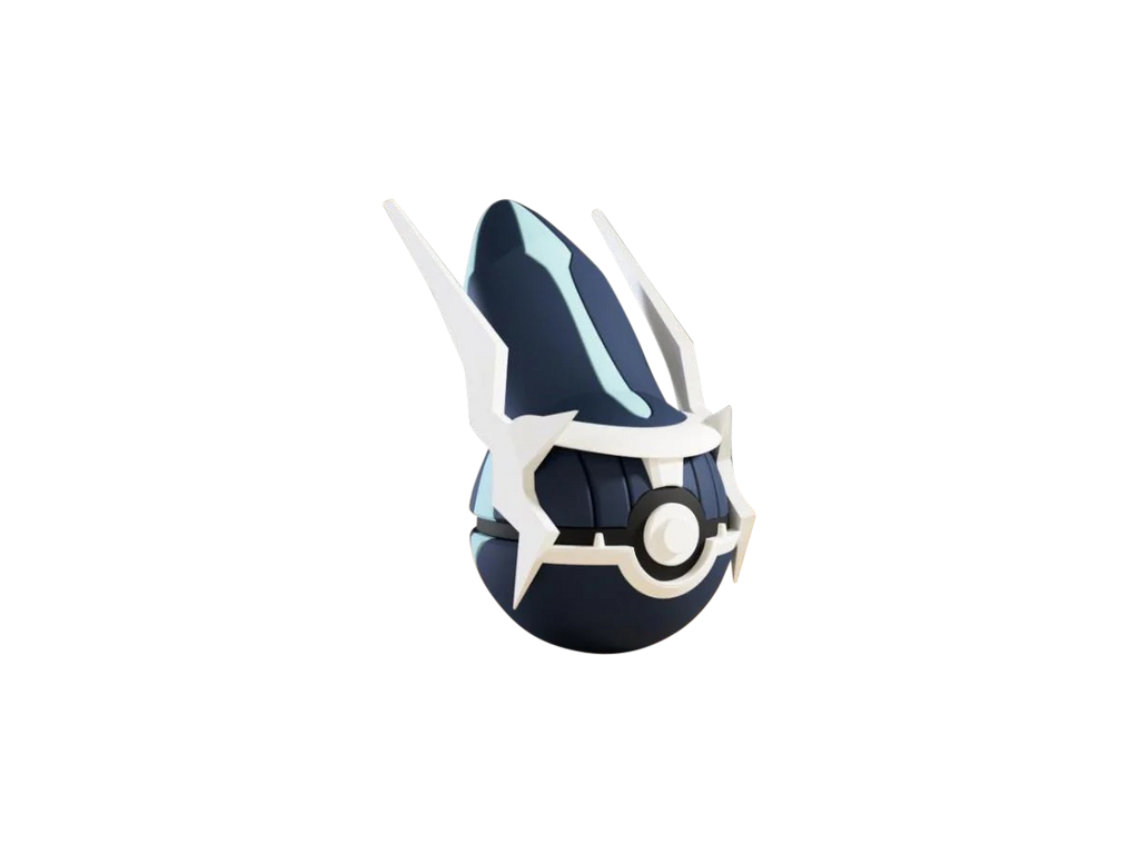 Dialga N3D Poké Ball #0483, 3D printed Pokeball clicker
