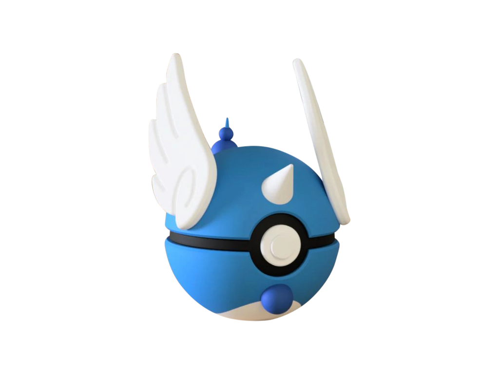 Dragonair N3D Poké Ball #0148, 3D printed Pokeball clicker