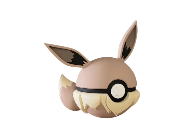 Eevee N3D Poké Ball #0133, 3D printed Pokeball clicker