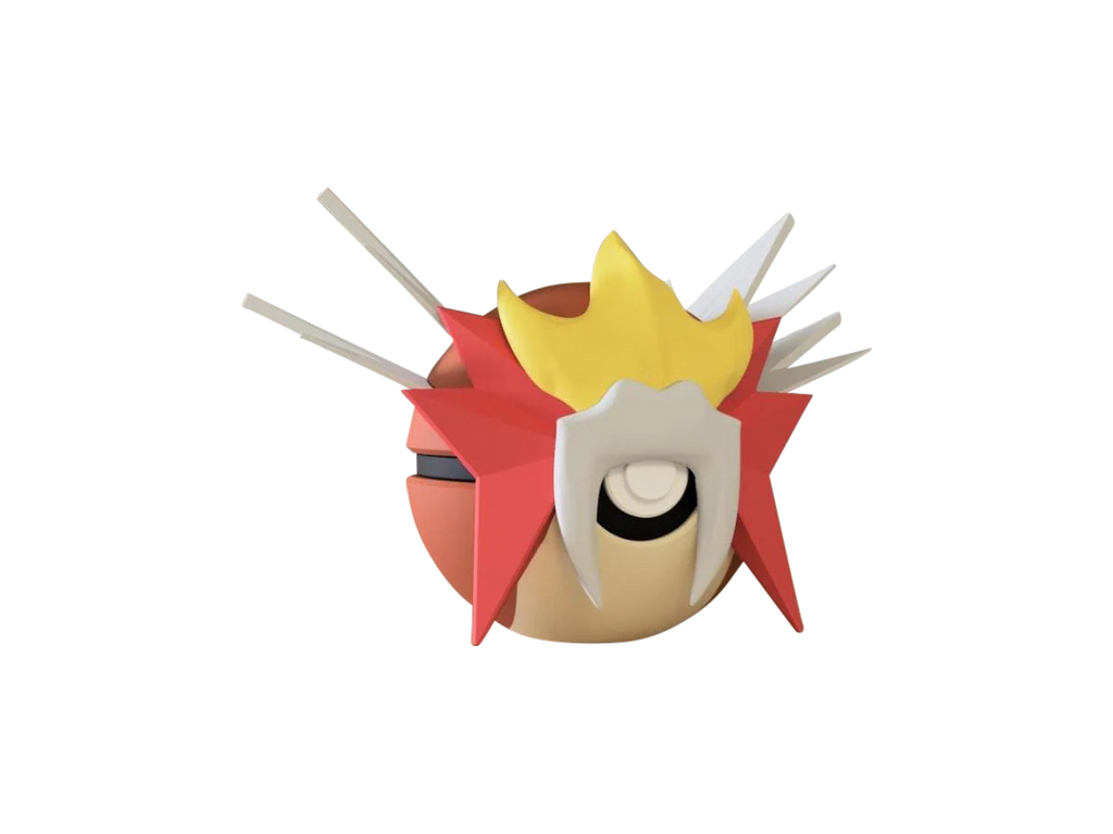 Entei N3D Poké Ball #0244, 3D printed Pokeball clicker