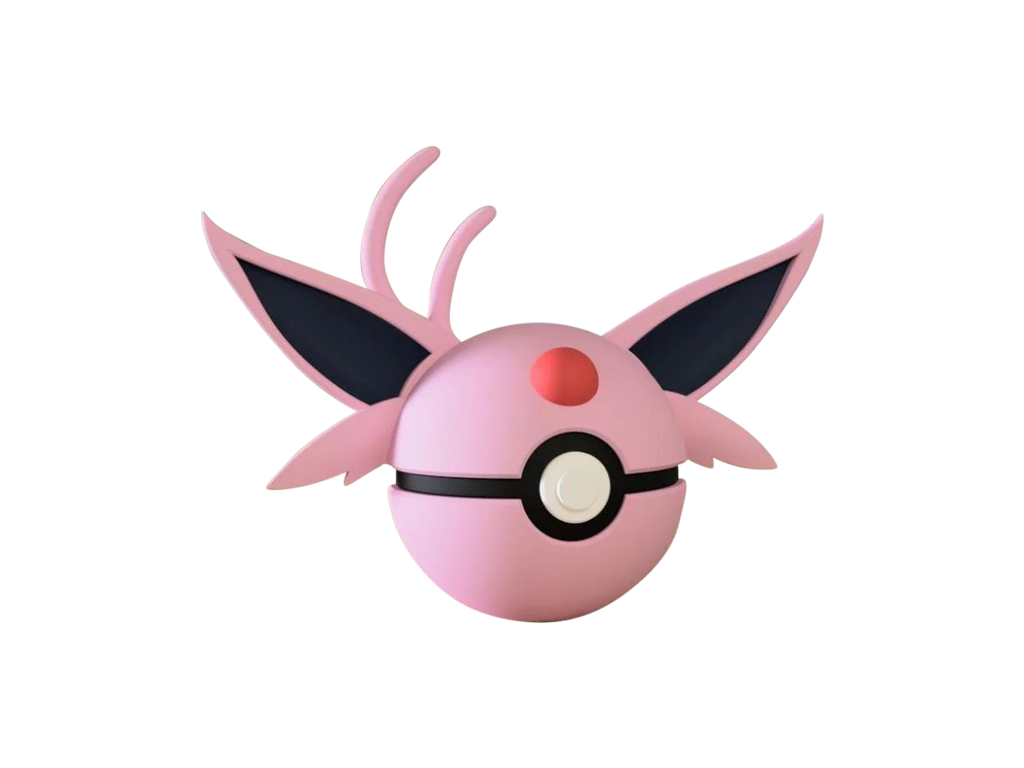 Espeon N3D Poké Ball #0196, 3D printed Pokeball clicker