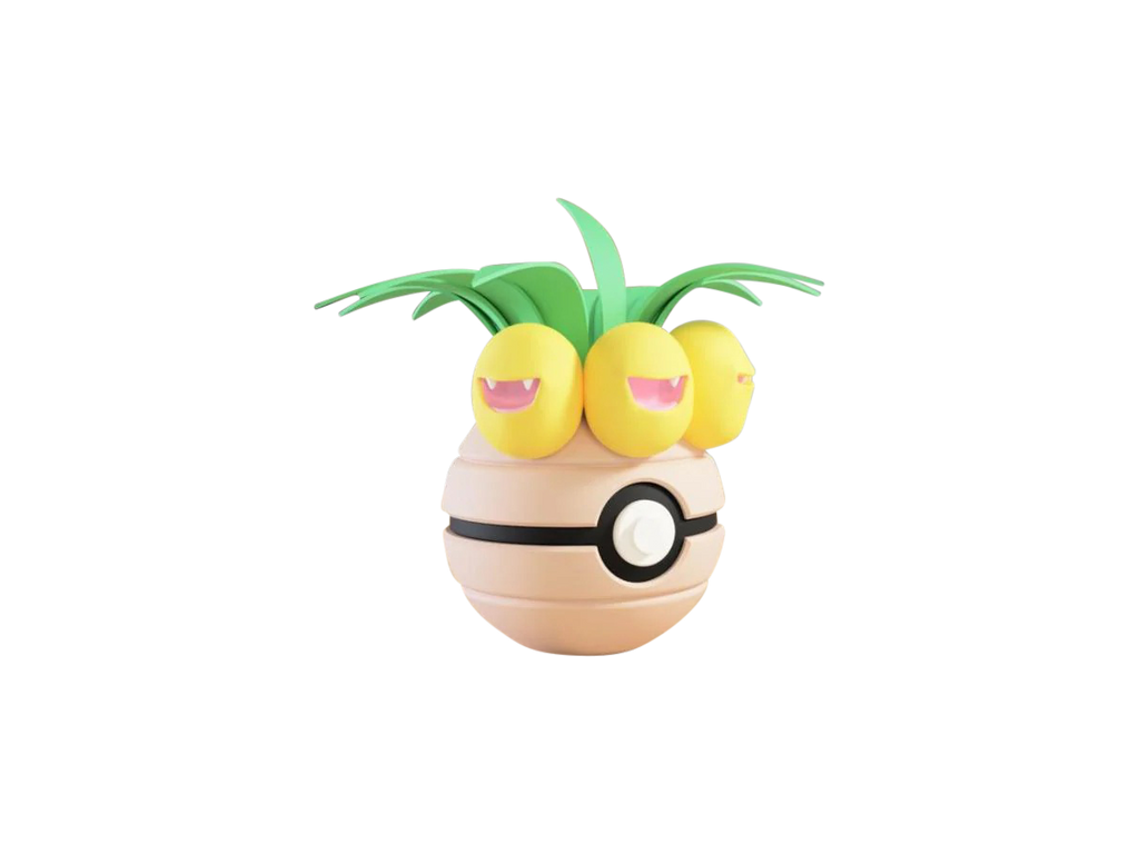 Exeggutor N3D Poké Ball #0103, 3D printed Pokeball clicker