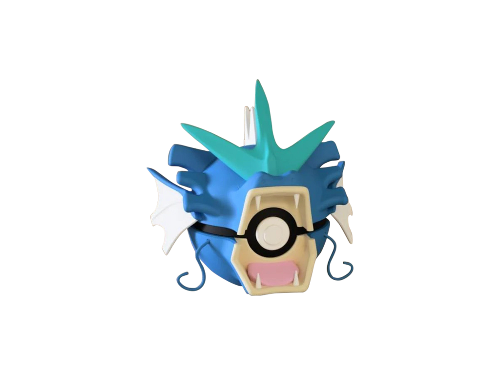 Gyarados N3D Poké Ball #0130, 3D printed Pokeball clicker