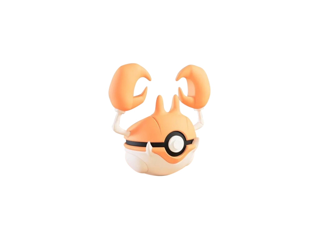 Krabby N3D Poké Ball #0098, 3D printed Pokeball clicker