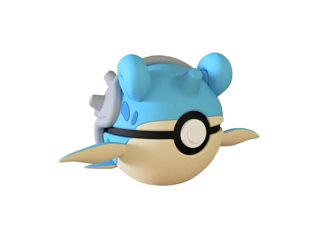Lapras N3D Poké Ball #0131, 3D printed Pokeball clicker