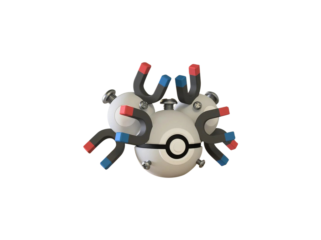 Magneton N3D Poké Ball #0082, 3D printed Pokeball clicker