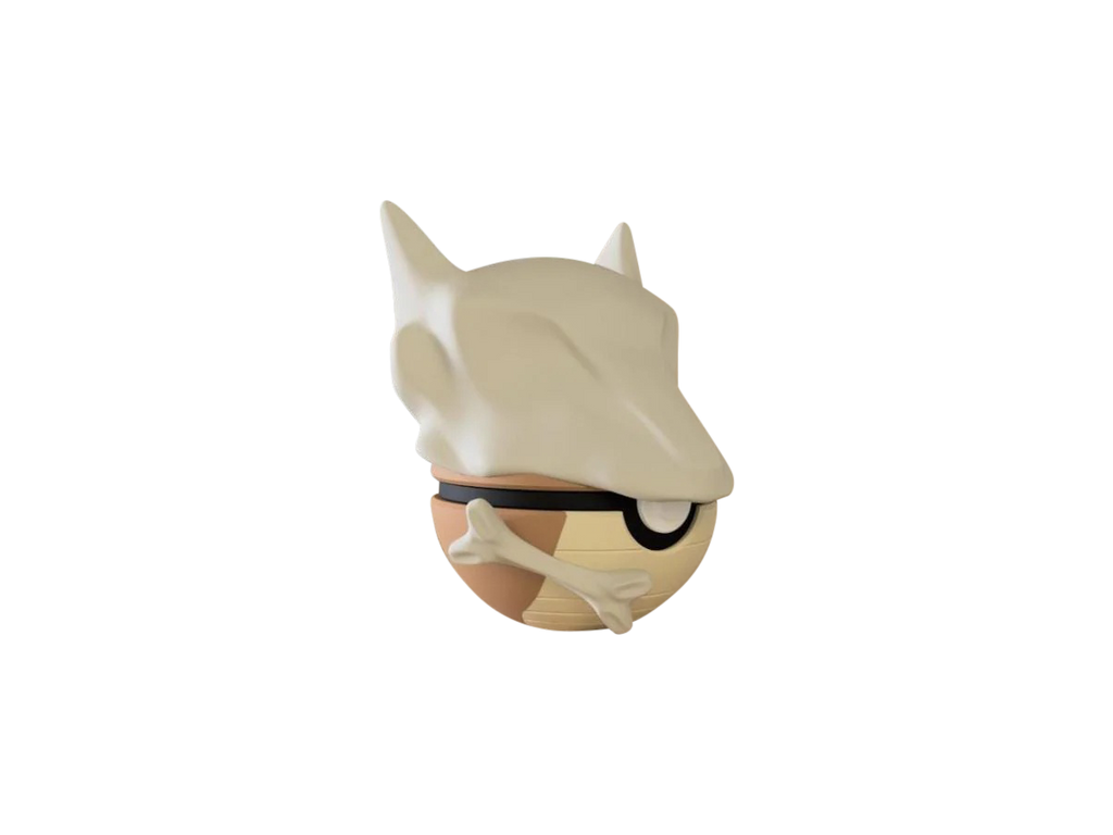 Marowak N3D Poké Ball #0105, 3D printed Pokeball clicker