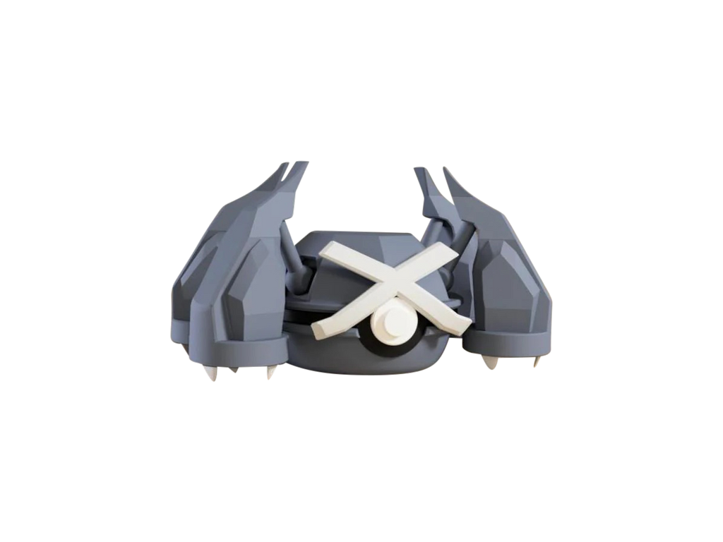 Metagross N3D Poké Ball #0376, 3D printed Pokeball clicker