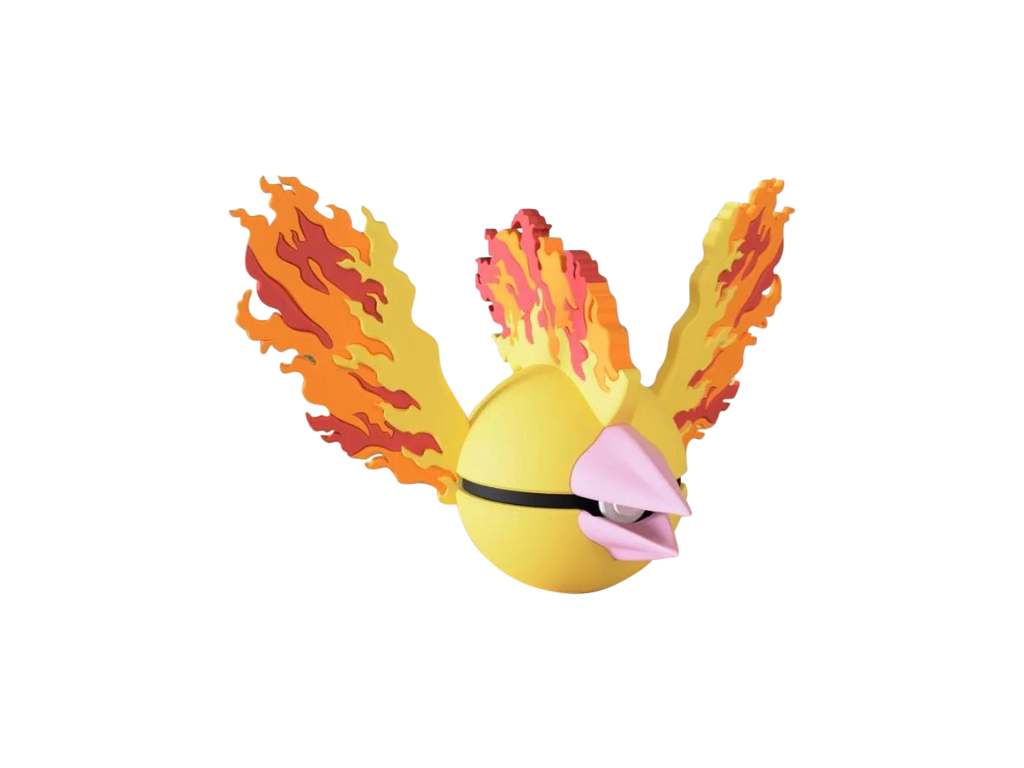 Moltres N3D Poké Ball #0146, 3D printed Pokeball clicker