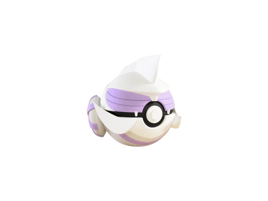 Palkia N3D Poké Ball #0484, 3D printed Pokeball clicker