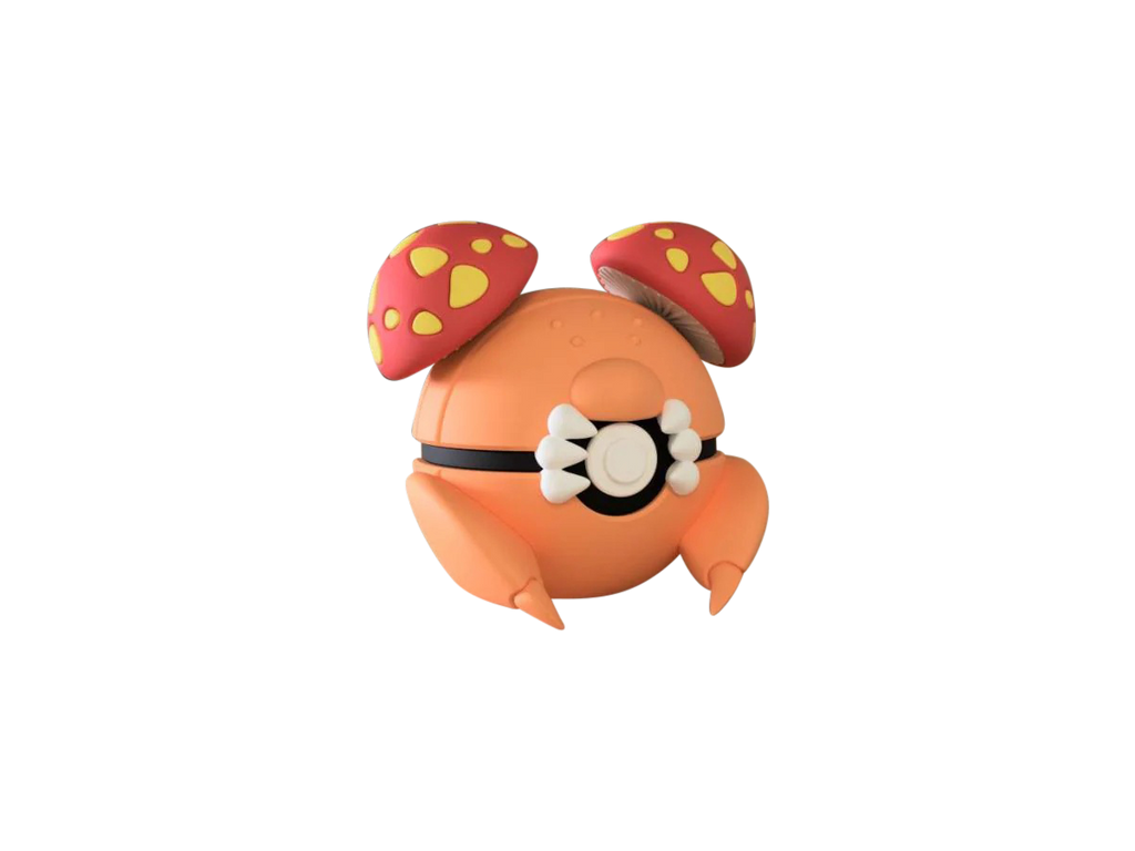 Paras N3D Poké Ball #0046, 3D printed Pokeball clicker