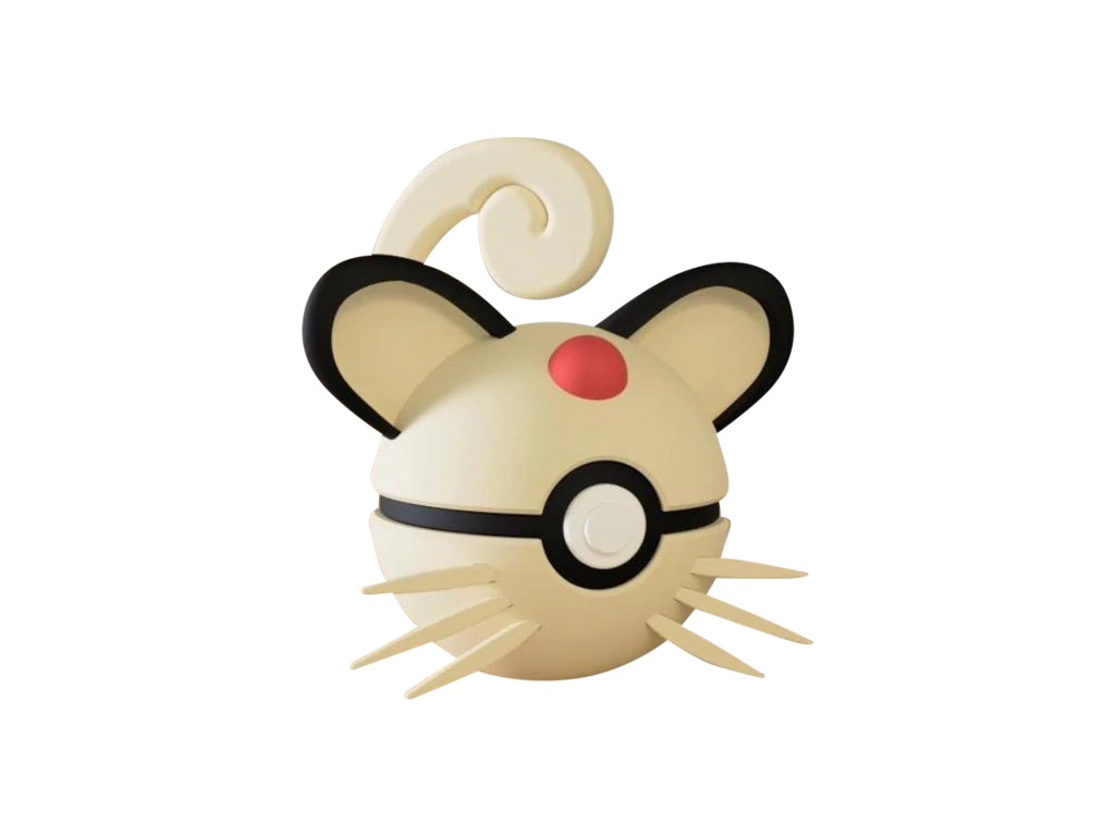 Persian N3D Poké Ball #0053, 3D printed Pokeball clicker