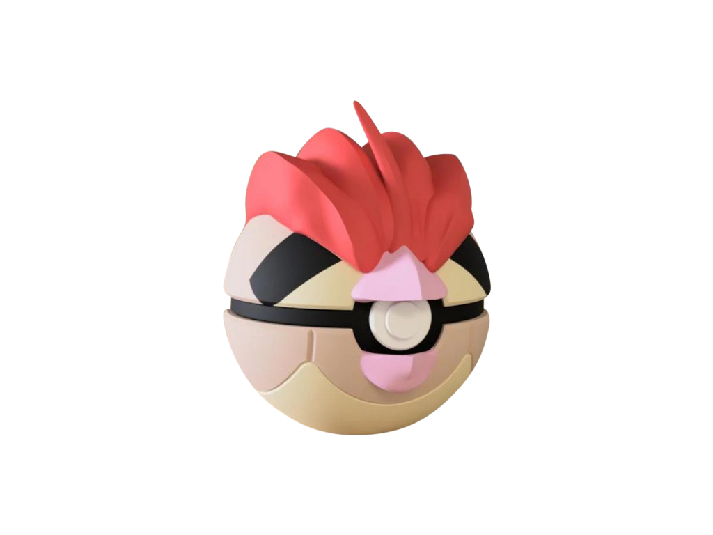 Pidgeotto N3D Poké Ball #0017, 3D printed Pokeball clicker