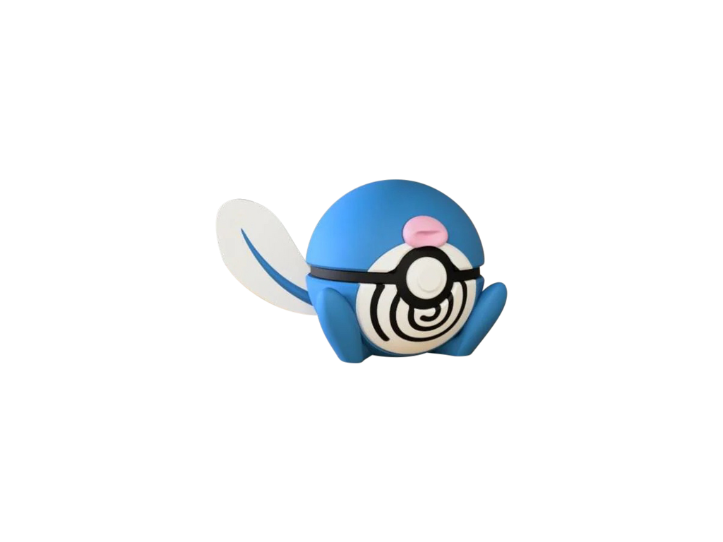 Poliwag N3D Poké Ball #0060, 3D printed Pokeball clicker