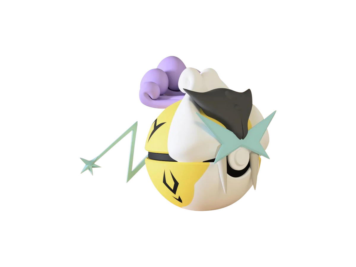 Raikou N3D Poké Ball #0243, 3D printed Pokeball clicker