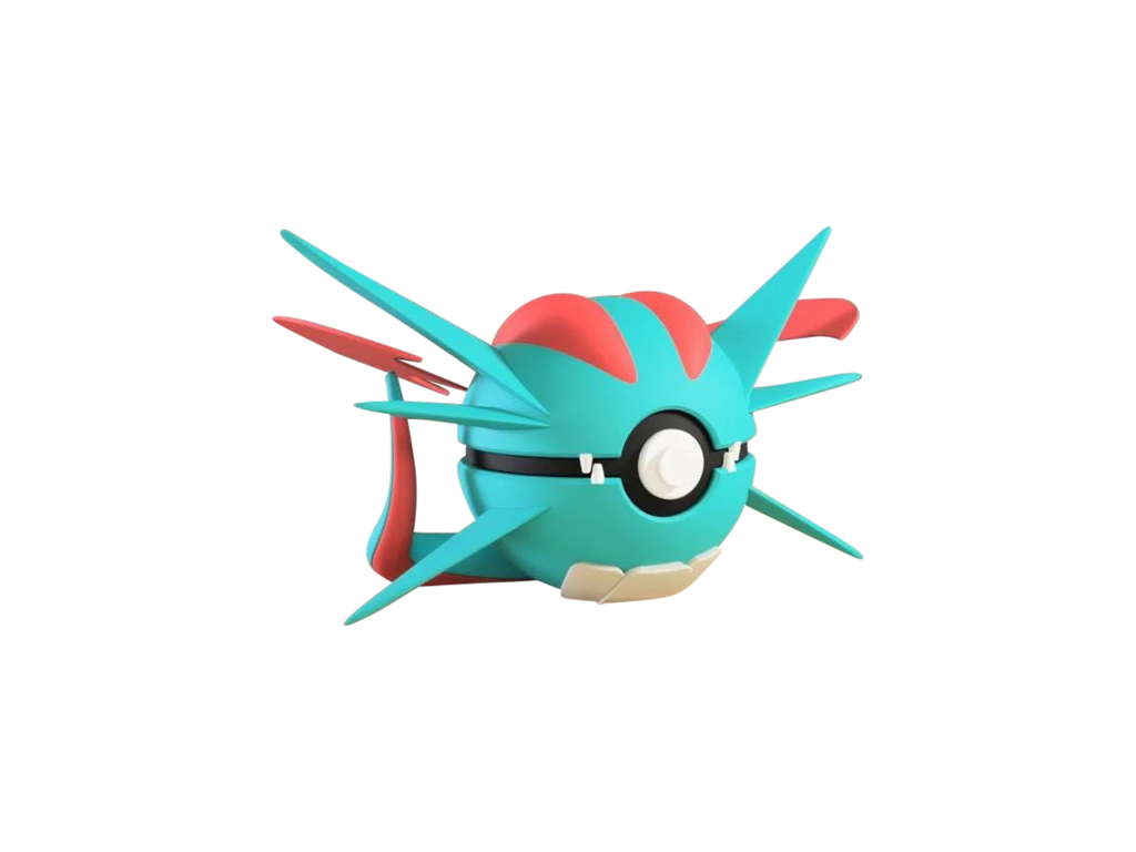 Salamence N3D Poké Ball #0373, 3D printed Pokeball clicker