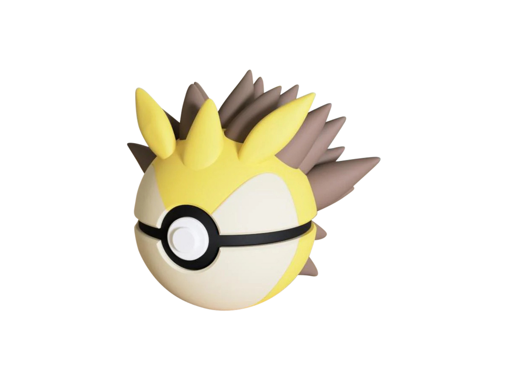 Sandslash N3D Poké Ball #0028, 3D printed Pokeball clicker