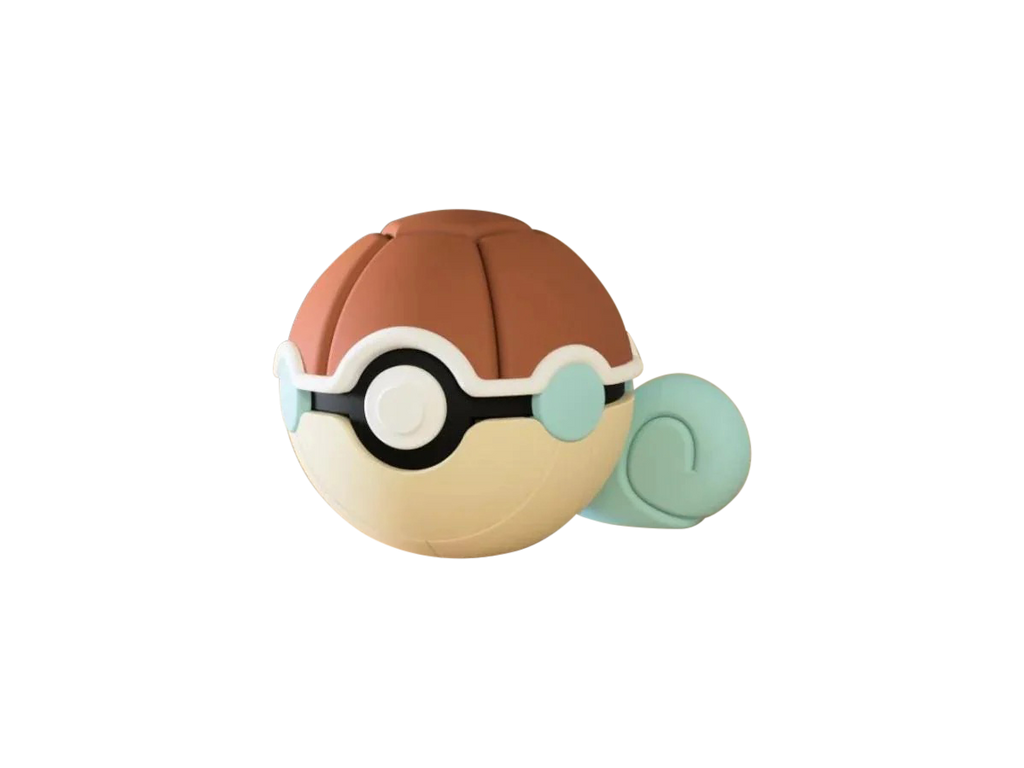 Squirtle N3D Poké Ball #0007, 3D printed Pokeball clicker