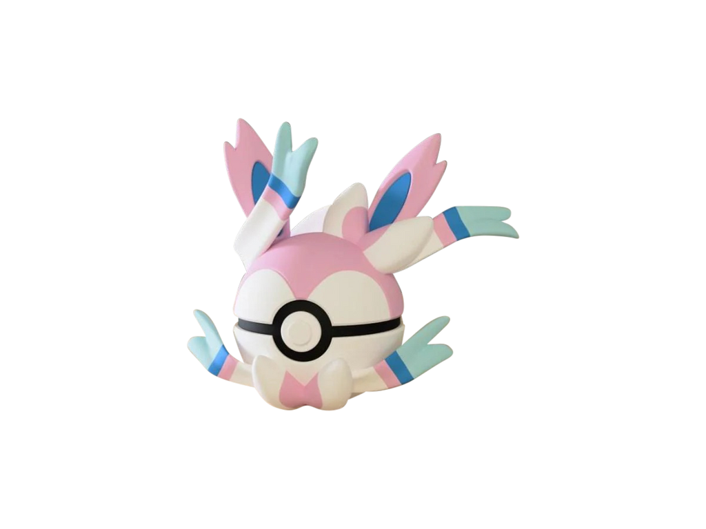 Sylveon N3D Poké Ball #0700, 3D printed Pokeball clicker