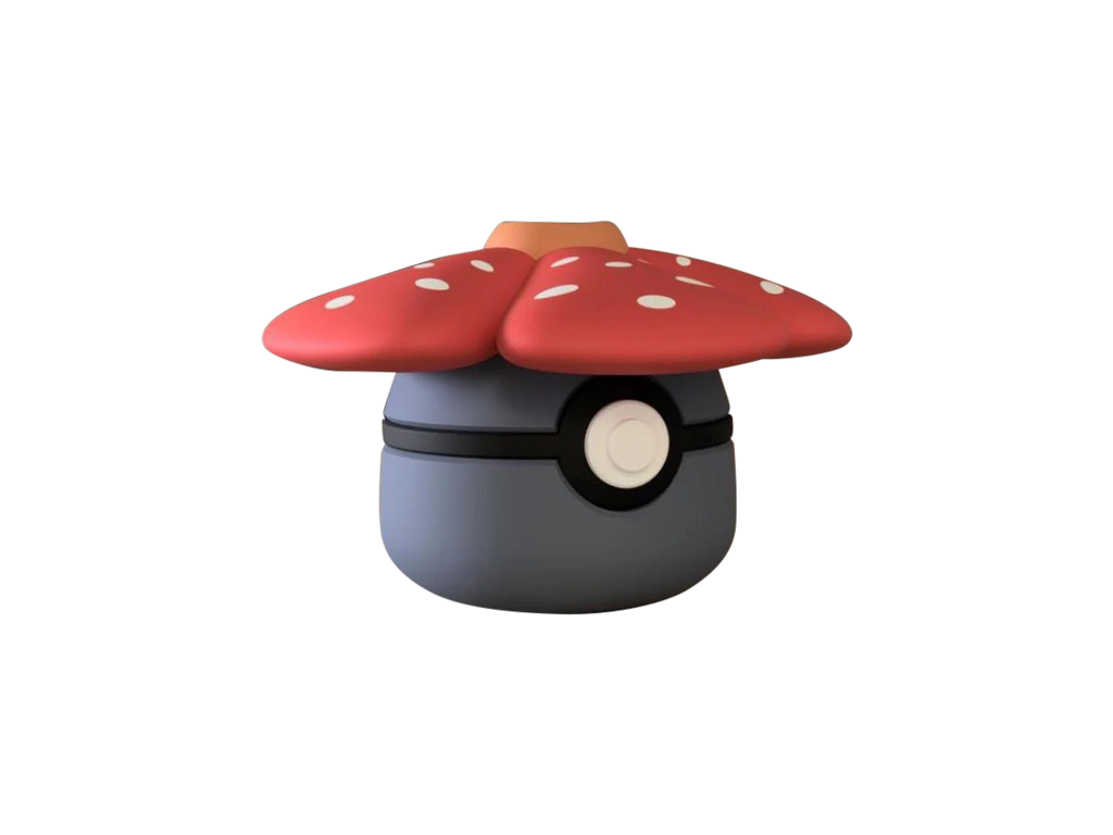 Vileplume N3D Poké Ball #0045, 3D printed Pokeball clicker