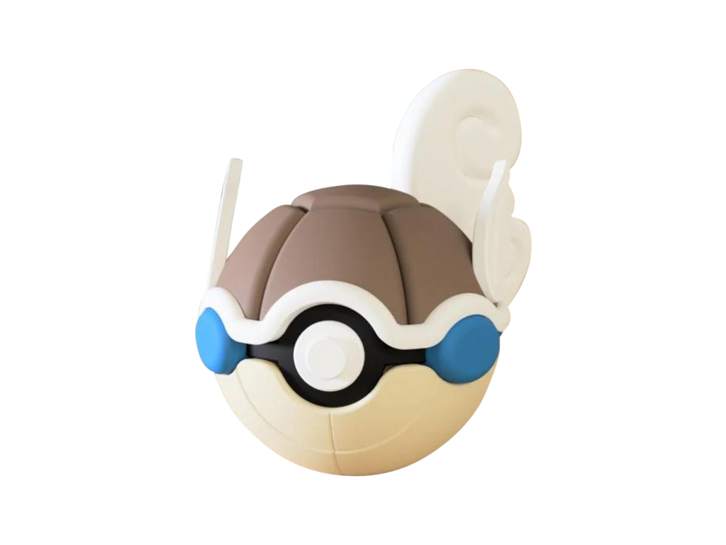 Wartortle N3D Poké Ball #0008, 3D printed Pokeball clicker