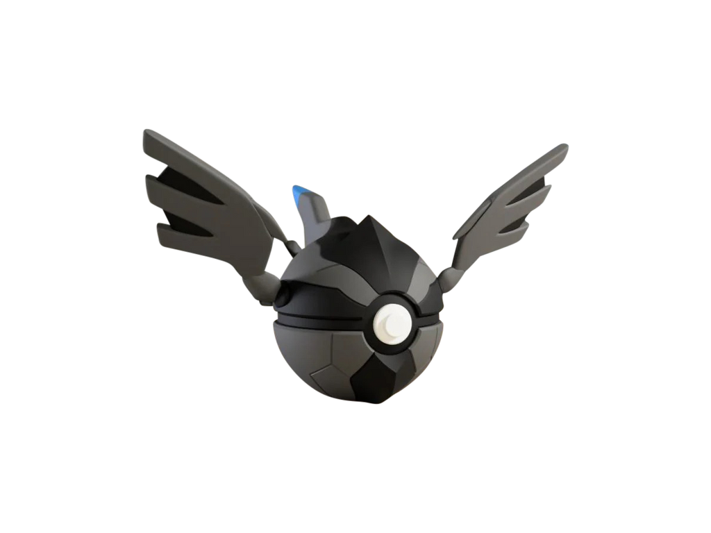 Zekrom N3D Poké Ball #0644, 3D printed Pokeball clicker